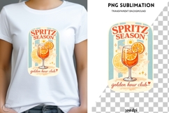 Spritz Season PNG Sublimation | Aperol Cocktail Summer Product Image 1