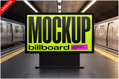 Metro Station Screen Mockup Product Image 1