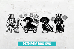 Patriotic Dog with American Flag, 4th of July Product Image 1