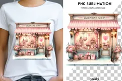 Valentine shop png design for T-shirts Product Image 1