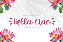 Bella Ciao - Lovely Script Font Product Image 1