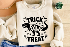 Trick Rawr Treat Svg | Halloween Svg | Shirt Svg Product Image 2