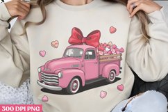 Truck PNG, Coquette Valentines Day Sublimation PNG Product Image 2