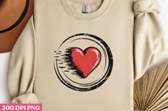 Heart sketch design PNG, Valentines Day Stamps Clipart PNG Product Image 2