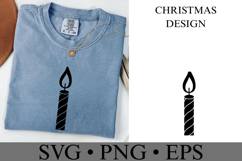 Christmas Candle Svg | Christmas svg | Shirt Svg Product Image 2