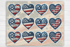 4-th of July. Print &amp; Cut Stickers PNG Product Image 2