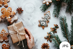 Christmas Aesthetic background JPG Product Image 1