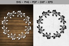 Christmas Flower Floral Paper Cut Template Design Product Image 1