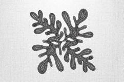 Modern Abstract Lace Coral Embroidery Design Product Image 1
