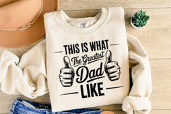 The Greatest Dad svg | Svg Cut File | Shirt Svg Product Image 2
