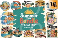 Summer Time PNG Bundle 19 Product Image 1