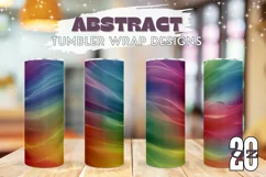 Colorful Tumbler Sublimation, Liquid Tumbler Wrap Designs Product Image 1