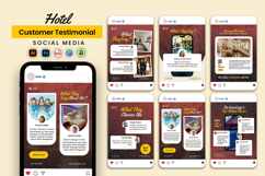 Hotel Customer Testimonial - Social Media Product Image 1