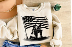 USA Solider Svg Design | Svg Cut Files | Shirt Svg Product Image 1