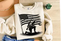 USA Solider Svg Design | Svg Cut Files | Shirt Svg Product Image 1