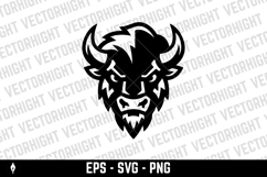 Buffalo head, Bison Head Svg, Eps, png File Product Image 1