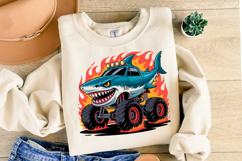 Shark Monster truck svg | Svg Files for Cricut | Shirt Svg Product Image 2