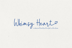 Whimsy Heart A Charming Handwritten Font Product Image 1