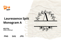 Lauressence Split Monogram Product Image 1