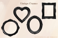 Gothic Black Elegant Frames Product Image 1