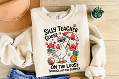 Silly Teacher Goose Svg | Svg Files for Cricut | Shirt Svg Product Image 2