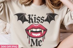 Kiss me PNG, Pop Art Valentine Day Clipart PNG Product Image 2