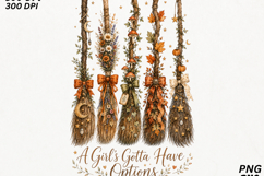 Witch Broom Sublimation Design SVG Product Image 2