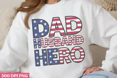 Dad Husband Hero PNG, Fathers Day Sublimation PNG Product Image 1