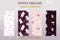 Seamless Pattern of sleeping bears Product Image 2