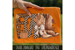 Western Fall PNG | Howdy Pumpkin PNG | Camo Fall PNG Product Image 1