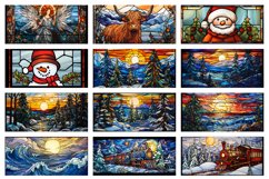 140 Christmas Mug Wrap Bundle, Santa Claus PNG, Winter Mug Product Image 2