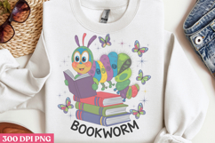 Bookworm PNG, Book Lover Sublimation PNG Product Image 2