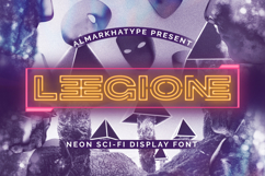 Leegione - Neon Sci-FI Display Font Product Image 1