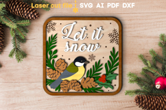 Christmas Sign SVG laser cut files for Glowforge Product Image 1
