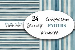 24 Shabby Light Blue Stripes Seamless Digital Paper Download Product Image 1