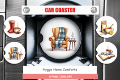 Hygge Home Comforts Car Coaster Product Image 1