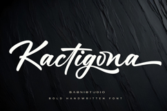 Kactigona Bold Handwritten Font Product Image 1
