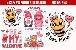 Cozy Valentine Sublimation Bundle PNG Product Image 2