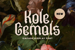 Kole Gemols - Vintage Blackletter Font Product Image 1