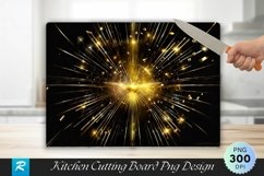 Golden Celebration Cutting Board Sublimation Design Product Image 1
