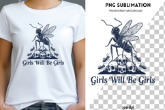 Girls Will Be Girls PNG | Dark Feminine Graphic | Gothic Product Image 1