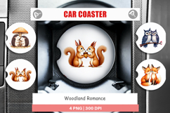 Woodland Romance Car Coaster Product Image 1