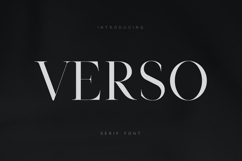 Verso Serif Elegant Modern Editorial Typeface Product Image 1