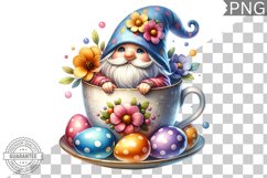 Easter Gnome Sublimation - Clipart PNG Design Product Image 1