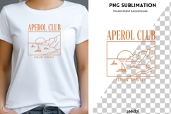 Aperol Club PNG Sublimation | Feelin’ Spritzy Cocktail Product Image 1