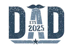 Dad PNG, Dad SVG Design, Father's Day T-Shirt Product Image 1