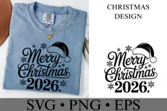 Merry Christmas 2026 Svg | Christmas svg | Shirt Svg Product Image 2