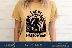 Bigfoot Happy Halloween|Sasquatch Svg Png Design,Mountain S Product Image 1