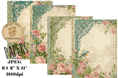 Shabby Chic, Papers, Junk Journal Product Image 1