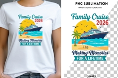Family Cruise 2026 PNG | Cruise Vacation Shirt Design Product Image 1